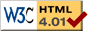 Valid HTML 4.01 Strict